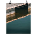 Matte Poster — Dock Reflection Minimalist Wall Art