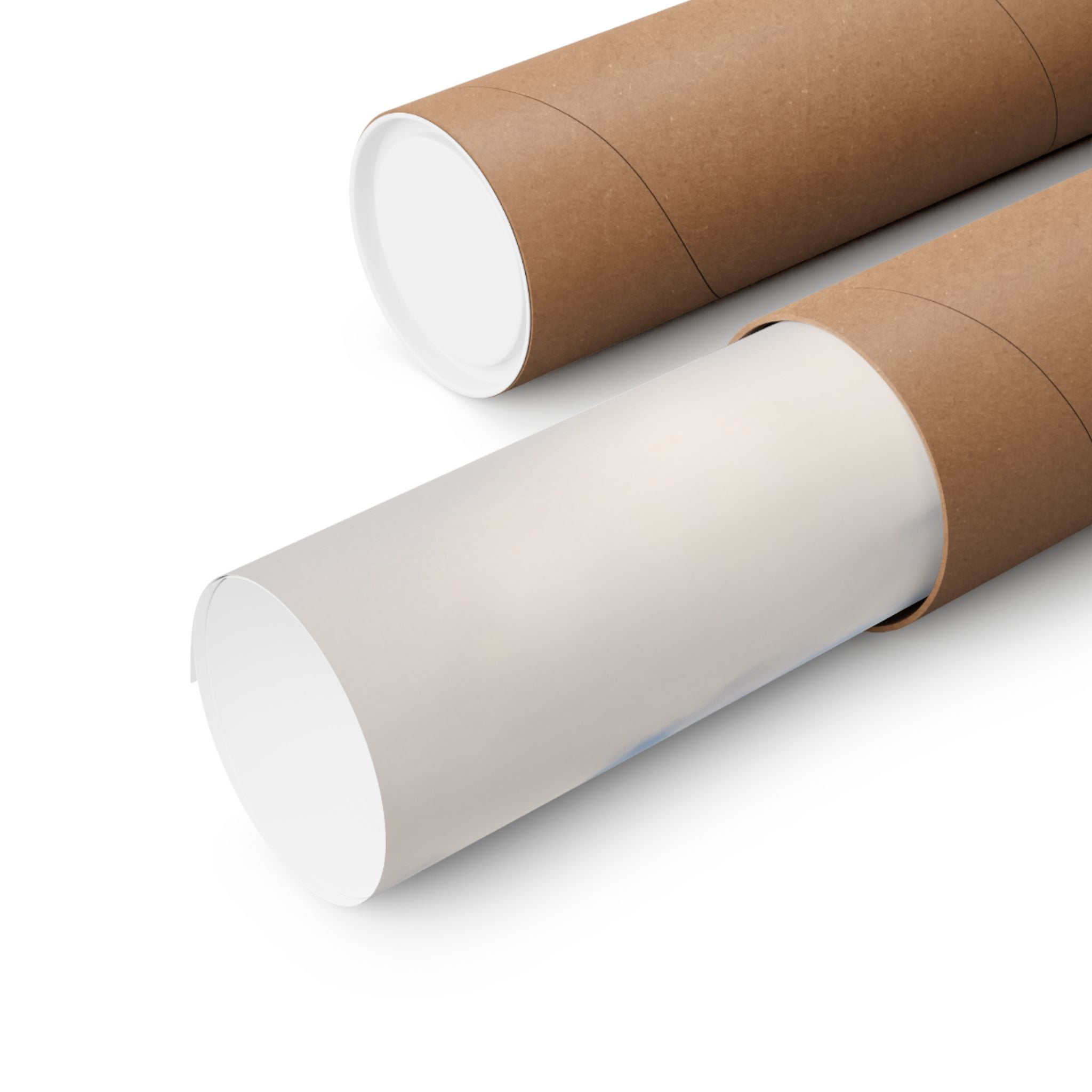 Airplane in Blue Sky Matte Poster — Vertical Travel Wall Art